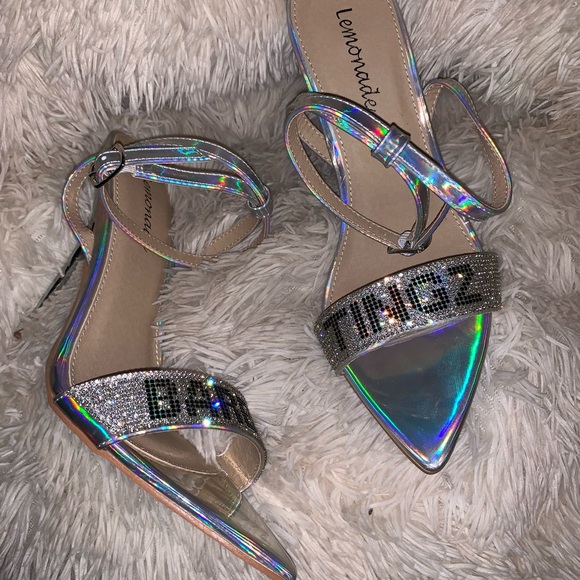 NIB 💕Barbie ✨ Tingz 💕 Rhinestone Stiletto Heels - Picture 8 of 8